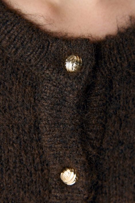 Object objsaggia re l/s knit cardigan noos